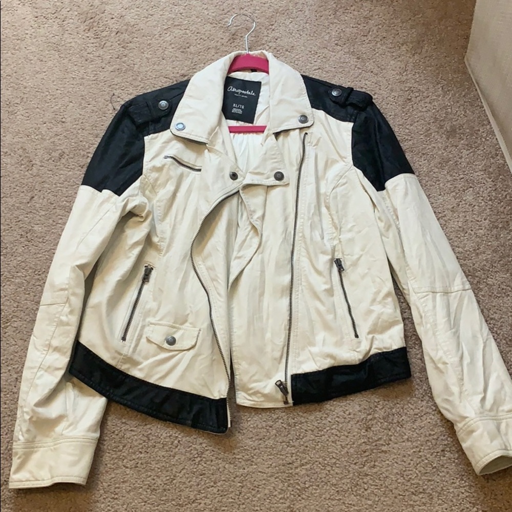 Faux leather jacket
